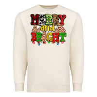 Sandshell merry and bright with christmas tree  cakes ado Premium Sweatshirt - AdoDesignShop