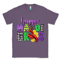 Lavender happy mardi gras Classic Tee - CowGirlArtShop