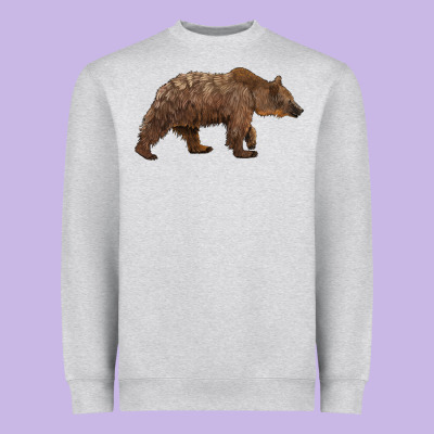 Bear Heavyweight Sweatshirt Designed By Barkaloodesign