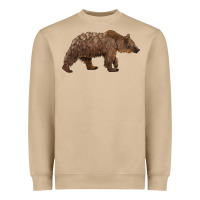 Mushroom bear Heavyweight Sweatshirt - BarkalooDesign