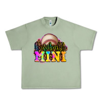 Oil Green baseball mini Urban Heavy Tee - OliviaCreatesArt