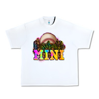 White baseball mini Urban Heavy Tee - OliviaCreatesArt