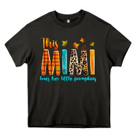 Asphalt This mimi loves her little pumpkins Heavy Core Tee - texasbilliewilder