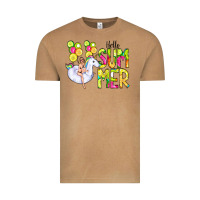 Vintage Camel Hello Summer Unicorn Vintage Tee - CowCowDesign