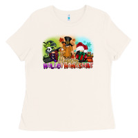 Bone happy hallothanksmas gnomes Ladies Tee - CowGirlArtShop