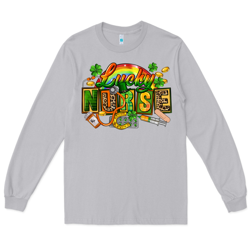 Lucky Nurse  St. Patricks Day Long Sleeve Tee by FaDigitalArtStudio | Teevron