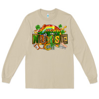 Mushroom lucky nurse  St. Patricks Day Long Sleeve Tee - FaDigitalArtStudio