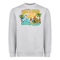 Heather Grey salty hair sandy toes summer Heavyweight Sweatshirt - BarkalooDesign