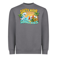 Storm salty hair sandy toes summer Heavyweight Sweatshirt - BarkalooDesign