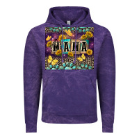 Cloud Purple Mama with sunflowers Vintage Hoodie - FaDigitalArtStudio