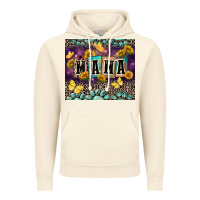 Vintage Artic Mama with sunflowers Vintage Hoodie - FaDigitalArtStudio