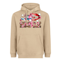 Mushroom smile with teeth and brush Heavyweight Hoodie - AdoDesignShop