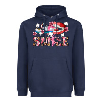 Navy smile with teeth and brush Heavyweight Hoodie - AdoDesignShop