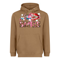 Toasted Coconut smile with teeth and brush Heavyweight Hoodie - AdoDesignShop