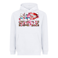 White smile with teeth and brush Heavyweight Hoodie - AdoDesignShop