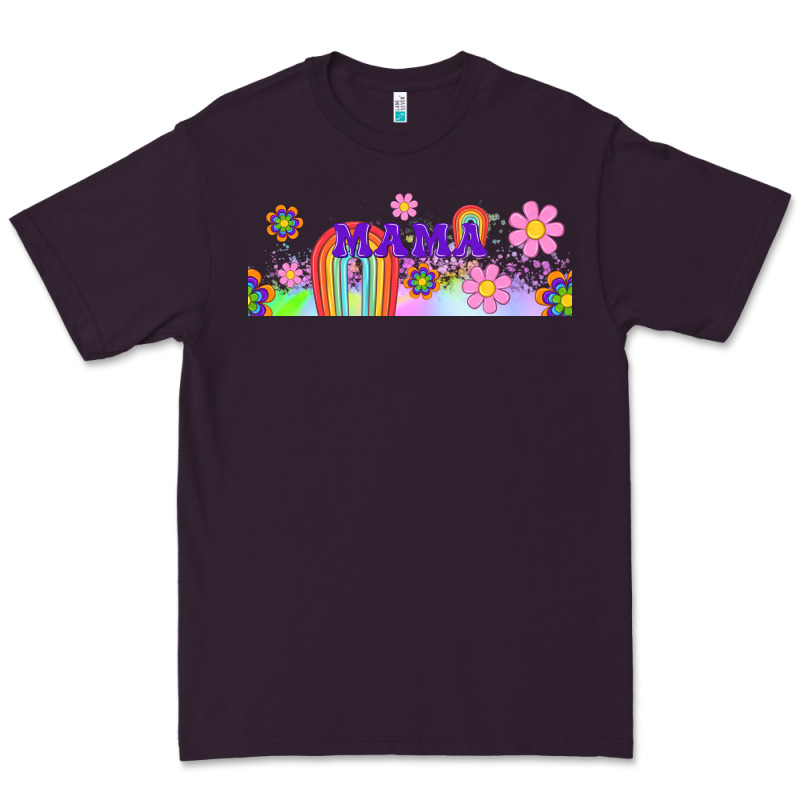 Boho Retro Floral Mama Premium Tee by TumblerDesignByShophia | Teevron