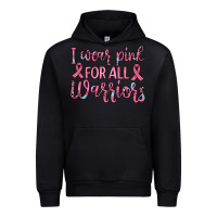Black i wear pink for all warriors Urban Hoodie - JahusDesignShop