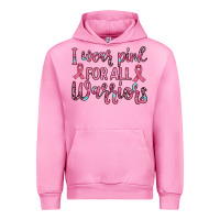 Fuchsia Pink i wear pink for all warriors Urban Hoodie - JahusDesignShop