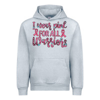 Heather Grey i wear pink for all warriors Urban Hoodie - JahusDesignShop