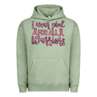 Pigment Oil Green i wear pink for all warriors Urban Hoodie - JahusDesignShop