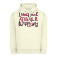 Pigment Pistachio i wear pink for all warriors Urban Hoodie - JahusDesignShop
