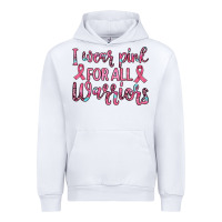 White i wear pink for all warriors Urban Hoodie - JahusDesignShop