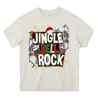 Cream Jingle bell rock Heavy Core Tee - NancyCooperArtShop