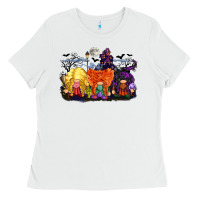 White hocus pocus gnomes Ladies Tee - CowGirlArtShop