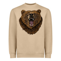 Mushroom bear head Heavyweight Sweatshirt - BarkalooDesign