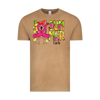 Vintage Camel Summer Girls Flamingo Vintage Tee - CowCowDesign
