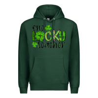 Sports Green st. patrick's day one lucky teacher Premium Hoodie - RanaPortraitStore
