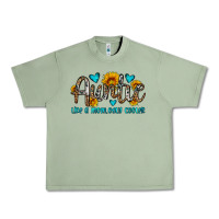 Oil Green auntie like a mom only cooler Urban Heavy Tee - OliviaCreatesArt