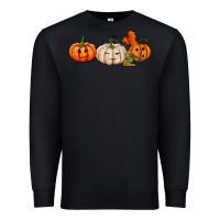 Black pumpkins face Premium Sweatshirt - AdoDesignShop