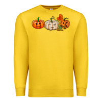 Lemon pumpkins face Premium Sweatshirt - AdoDesignShop
