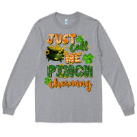 Heather Grey Just call me pinch charming St. Patricks Day Long Sleeve Tee - FaDigitalArtStudio
