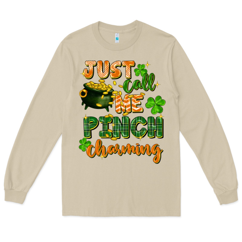 Just Call Me Pinch Charming St. Patricks Day Long Sleeve Tee by FaDigitalArtStudio | Teevron