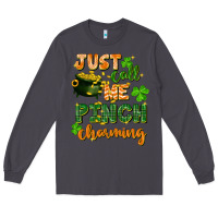 Smoke Just call me pinch charming St. Patricks Day Long Sleeve Tee - FaDigitalArtStudio