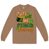 Toasted Coconut Just call me pinch charming St. Patricks Day Long Sleeve Tee - FaDigitalArtStudio