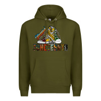 Army Green steppin into juneteenth Premium Hoodie - SublimationCraftShop