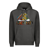 Charcoal Heather steppin into juneteenth Premium Hoodie - SublimationCraftShop