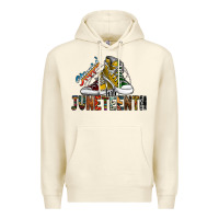 Sandshell steppin into juneteenth Premium Hoodie - SublimationCraftShop