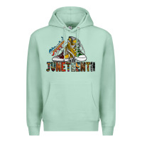 Seafoam steppin into juneteenth Premium Hoodie - SublimationCraftShop