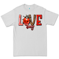 Dove Grey Love bug Premium Tee - HowdyJamesFarm