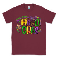 Burgundy little miss mardi gras Classic Tee - CowGirlArtShop