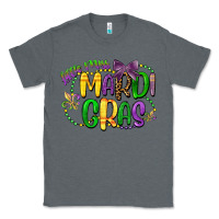 Charcoal Heather little miss mardi gras Classic Tee - CowGirlArtShop
