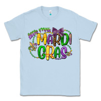 Dusty Blue little miss mardi gras Classic Tee - CowGirlArtShop