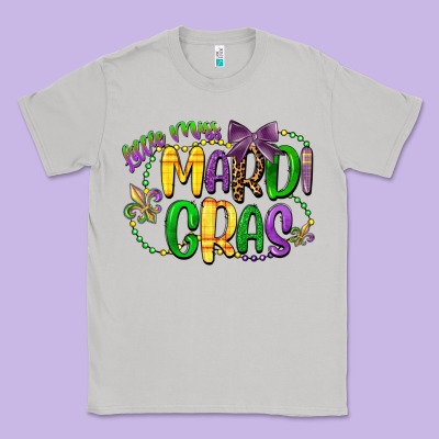Little Miss Mardi Gras Classic Tee Designed By Cowgirlartshop