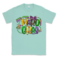 Seafoam little miss mardi gras Classic Tee - CowGirlArtShop