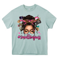 Arona Small business messy bun Heavy Core Tee - texasbilliewilder