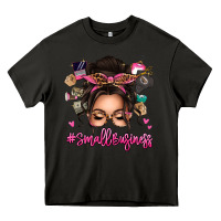 Asphalt Small business messy bun Heavy Core Tee - texasbilliewilder